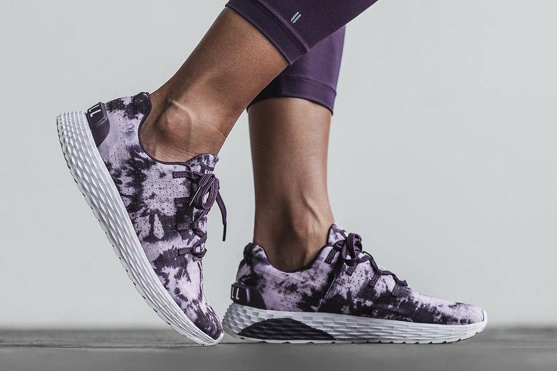 Women's Nobull Wisteria Tie-Dye Ripstop Running Shoes Purple | SG E2659B